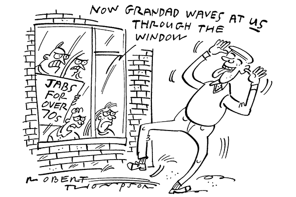 Grandad waves