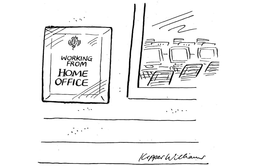 Working from Home Office