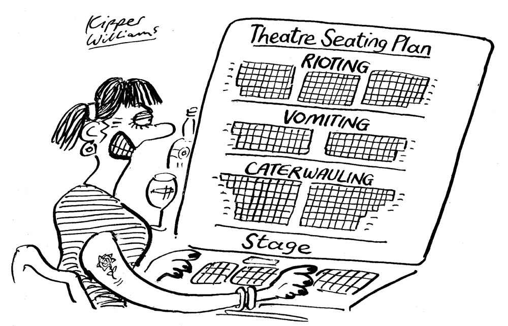 Theatre seating plan