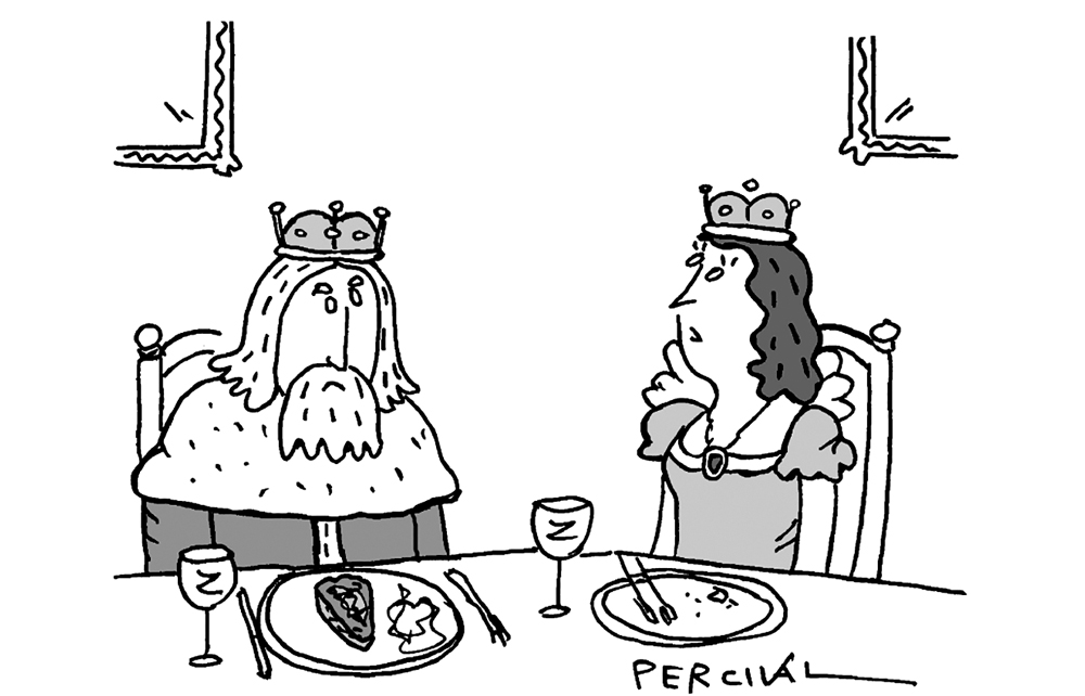 Real kings eat quiche