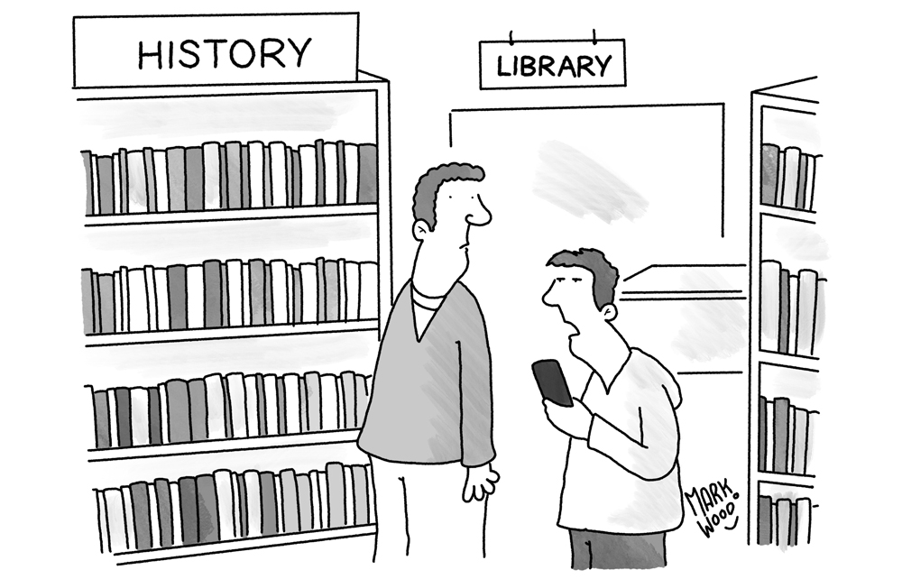 I meant my search history