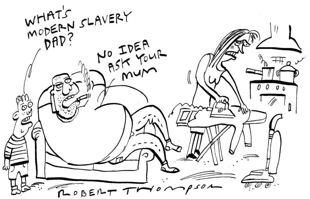 What’s modern slavery dad?