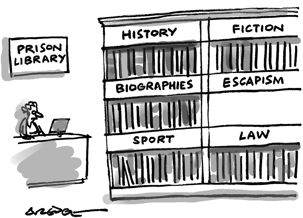 Prison library