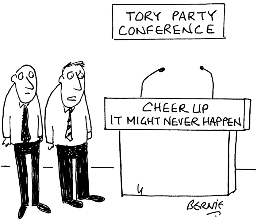 It’s not the most aspirational of slogans.